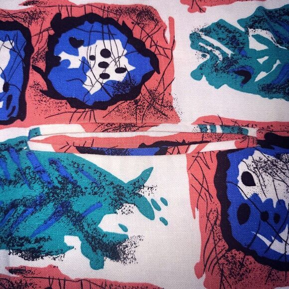 Daily Habit colorful marine theme suit jacket  Sz11 - Picture 6 of 6